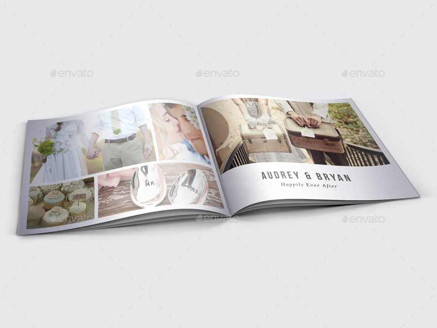 Simple Wedding Album, Print Templates GraphicRiver